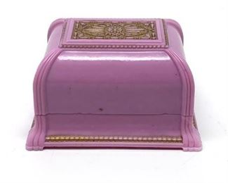 Lot 196 
1930 Art Deco Celluloid Maunier Co. Ring Box