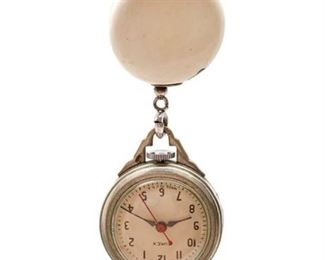 Lot 260 
Timex Nurse Pin Watch circa 1950's