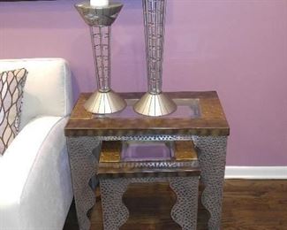 Fun  modern side tables