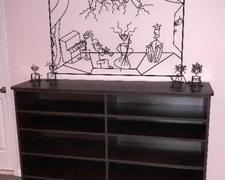 Barret Debusk sculpture - jazz musicians with listeners