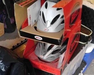 NEVER USED BIKE HELMETS