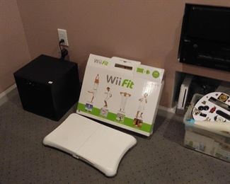 Wii; Yamaha wireless subwoofer - one of two