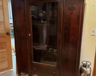 1930's China Cabinet with interior lights, Great Condition!  $125