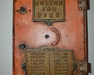 Gamewell Fire box, from Granada Theatre, Warren & Junction Detroit.  $175