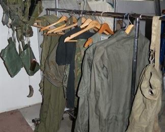 Home-owning family was/is still a military family.  Uniforms, insignias, plaques, photos, magazines, equipment, books, much more. Includes U.S. Naval Academy,  USMC, Navy League, U.S. Department of the Navy,  Marine Corps, Naval Reserve Officers Training Corps, Marine Air Group, George Washington University, St. Thomas Academy,  and more!