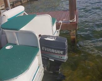Evinrude 1997 Motor serviced annually by Seven Lakes Marine 
