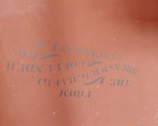 Slate marked from Brunswick