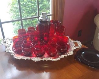 Ruby Red Cocktail Shaker