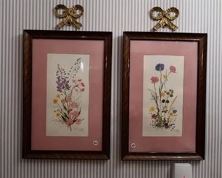 Lovely wall art, botanical prints.