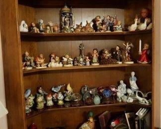 Hummel figurines and Andrea birds