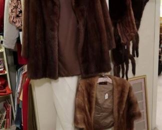 Vintage fur coats