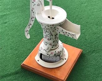 Hand painted water pump