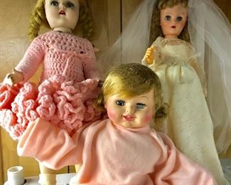 Vintage collectible dolls