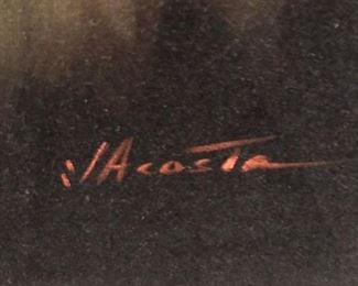 velvet painting signature