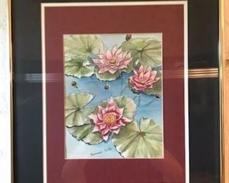 waterlilies watercolor