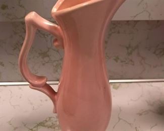 pink mccoy vase