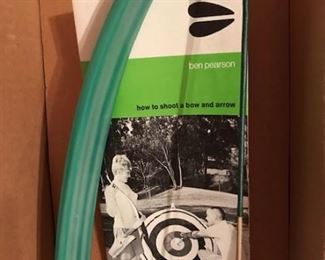 original box & instruction booklet for Ben Pearson bow & arrow set