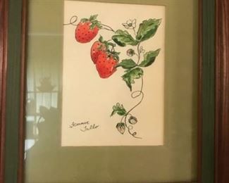Strawberry painting #1