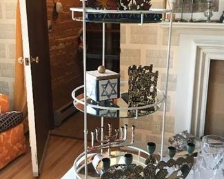 The three tiered table has been removed from the sale by the client