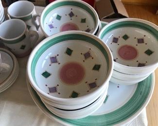 Italian dinnerware; Caleca Dishes from Italy "Gina"