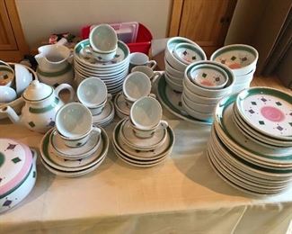 Italian dinnerware; Caleca Dishes from Italy "Gina"