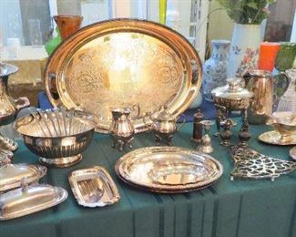 Silverplate serving ware