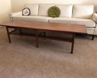 Mid Century coffee table, solid wood