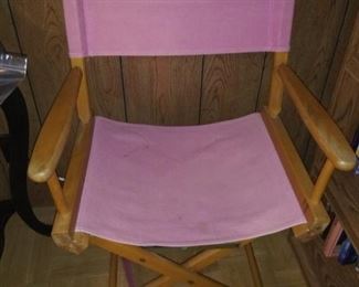Pink Director's Chair