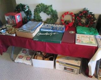 Christmas and household items
