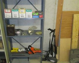 Tools and golf cart