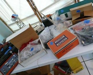Lionel collection locomotives and accessories. 