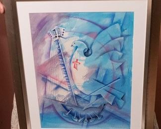 La Paloma by Diana Balboa, Cuba, litho, 2015