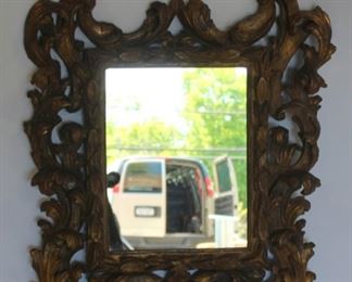 Antique Continental Rococo Carved Wood