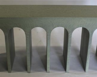 Custom Console With Arch Decoration