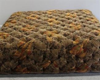 Fine Quality Oversized Tufted Upholstered Ottoman