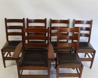 GUSTAV STICKLEY Mission Oak Chairs