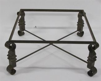 Iron Coffee Table In The Manner Of Poilart