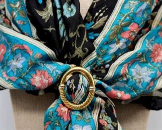 JEWELRY Anfora Italian kt Gold Scarf Clip