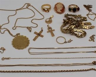 JEWELRY Assorted Ladies Gold Jewelry