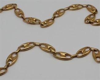 JEWELRY Italian kt Gold Gucci Link Chain