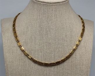 JEWELRY Italian kt Gold Snail Link Necklace