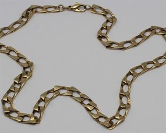 JEWELRY Mens Italian kt Gold Chain Necklace