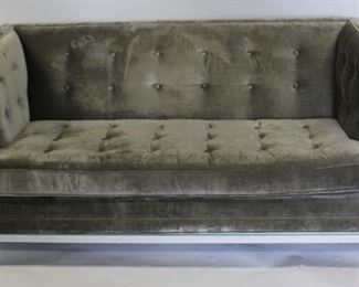 Jonathan Adler Signed Upholstered Settee