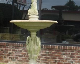 Large and Impressive Antique Marble Fountain