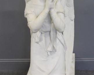Large And Impressive Italian Carved Marble
