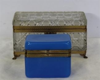 Large Baccarat Style Vanity Box Together