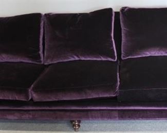 Maison Art Velvet Upholstered Oversized Sofa