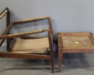 MIDCENTURY Jens Risom Lounge Chair And Ottoman
