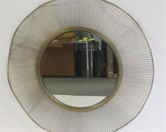 Midcentury Style Brass Bronze Sunburst Style