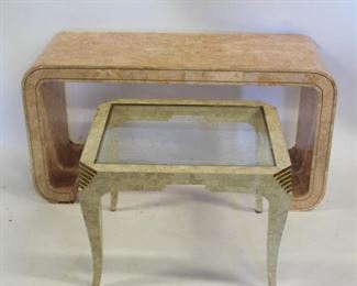 MIDCENTURY Tessalated Marble Tables